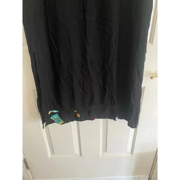 Paradiso Black Sleeveless Crew Neck Pullover Maxi Dress Size Medium - Picture 5 of 5